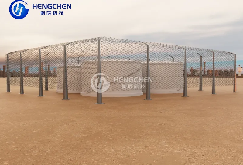 All-weather anti-drone installation
